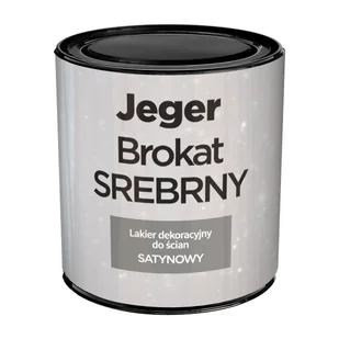 Brokat dekoracyjny srebrny 0.5 l Jeger - Pozostałe akcesoria malarskie - miniaturka - grafika 1