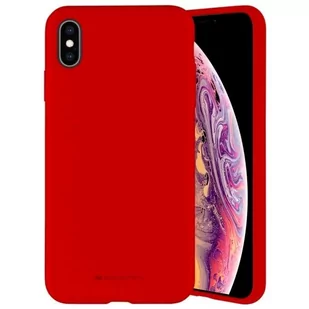 Etui silikonowe Mercury do iPhone 13 6,1" czerwony - Etui i futerały do telefonów - miniaturka - grafika 1