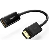 Adaptery i przejściówki - Ugreen Ugreen przejściówka kabel przewód HDMI - DisplayPort 4K 30Hz 12bit czarny (40363) - miniaturka - grafika 1