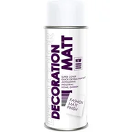 Farby i lakiery w sprayu - DECO COLOR Lakier Decoration Matt Ral 9016 biały 0,4 l - miniaturka - grafika 1