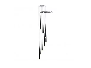 Azzardo Lampa wisząca STYLO 8 Black by MD1220A-8 BK - Lampy sufitowe - miniaturka - grafika 2