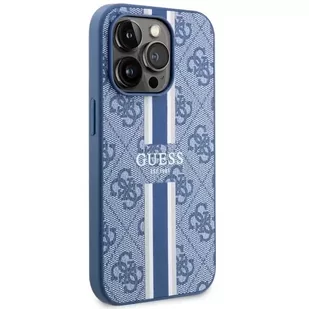 Etui Guess GUHMP14LP4RPSB do iPhone 14 Pro 6.1" hardcase 4G Printed Stripes MagSafe - Etui i futerały do telefonów - miniaturka - grafika 6