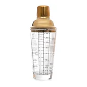 Shakery barmańskie - Shaker MOI ze złotym wieczkiem 0,4 l 400ML HOMLA - miniaturka - grafika 1