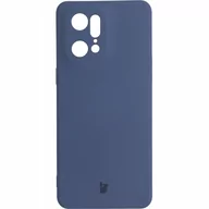 Etui i futerały do telefonów - Bizon Etui Case Silicone Oppo Find X5 Pro szare BCSOPFX5PROGY - miniaturka - grafika 1