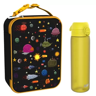 Śniadaniowy zestaw szkolny ION8 Space. Lunchbag i bidon 500ml z RECYCLON - Survival - akcesoria - miniaturka - grafika 1