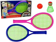 Badminton - Zestaw Gier Sportowych Rakiet Tenis Lotka Piłka - miniaturka - grafika 1