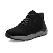 Półbuty męskie - Rieker Męskie buty sznurowane 06001, czarne, 42 EU, czarny, 42 EU - miniaturka - grafika 1