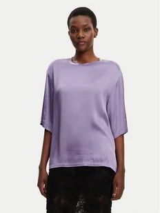 ViCOLO Bluzka TD0013 Fioletowy Relaxed Fit - Bluzki damskie - miniaturka - grafika 1