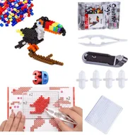 Prace ręczne dla dzieci - Koraliki Do Prasowania 3D Prasowanki Trójwymiarowe Szablon Zwierzątka Tukan - miniaturka - grafika 1