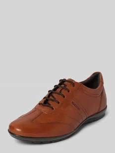 Buty derby z detalem z logo model ‘Symbol’ - Półbuty męskie - miniaturka - grafika 1