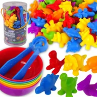 Zabawki interaktywne dla dzieci - Dla Dzieci Gra Edukacyjna Sorter Kolorów Dinozaury - miniaturka - grafika 1