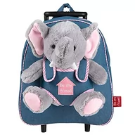 Plecaki - PERLETTI Pluszowy plecak 32cm z wyjmowanym słoniem Allie, Color, Talla única, zwykły - miniaturka - grafika 1