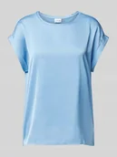 Bluzki damskie - Bluzka o kroju regular fit z krótkim rękawem model ‘ELLETTE’ - miniaturka - grafika 1