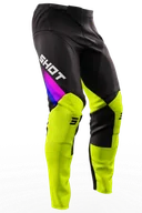 Odzież motocyklowa - Spodnie Cross Shot Tracer Neonowy Żółty34 - miniaturka - grafika 1