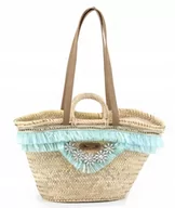 Torebki damskie - Kosz torebka na plażę ozdobna boho Simó Sastre - miniaturka - grafika 1