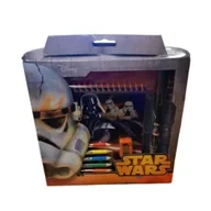 Notesy i bloczki - Notes + Długopis + Kredki Zestaw Prezentowy Disney Star Wars 3+ Outlet - miniaturka - grafika 1
