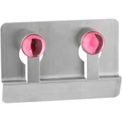 Pozostałe akcesoria kuchenne - Fackelmann HACZYK PODWÓJNY INOX SAMOPRZYLEPNY zakupy dla domu i biura! 61268 - miniaturka - grafika 1