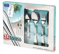 Pozostałe akcesoria kuchenne - Galicja Zestaw Sztućców Torino 24El 2337 - miniaturka - grafika 1