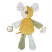 Maskotki i pluszaki - Pluszowa przytulanka dla niemowląt z piszczkiem Mouse - miniaturka - grafika 1
