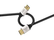 Kable komputerowe i do monitorów - Kabel HDMI ISY IHD-9024 3m Czarno-biały - miniaturka - grafika 1
