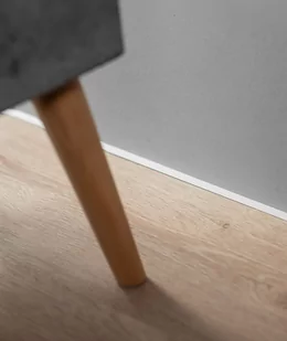 200 x 1 x 0,1 cm Minileiste - (biały) - Minimalistyczna listwa przypodłogowa AL10X5-04 - Listwy przypodłogowe - miniaturka - grafika 1