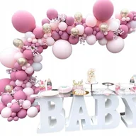 Wesele i ślub - Balony Girlanda Dekoracyjna Róż Wesele Komunia Baby Shower - miniaturka - grafika 1