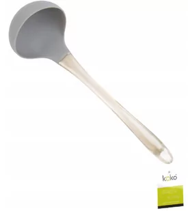 Koko Home - Chochla - Łyżka Wazowa - Silikonowa - Green & Grey - Przybory do gotowania - miniaturka - grafika 1