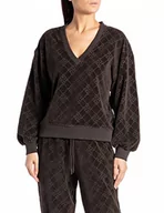 Bluzy damskie - Replay Bluza damska, 475 Dark Brown, XS - miniaturka - grafika 1