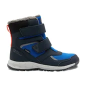 Buty dla dziewczynek - Dziecięce buty zimowe Jack Wolfskin WOODLAND WT TEXAPORE HIGH VC K crisp cobalt - 26 - miniaturka - grafika 1