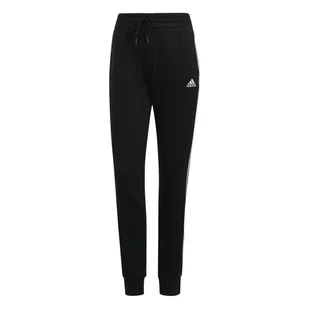 Spodnie dresowe damskie adidas ESSENTIALS 3-STRIPES czarne GM8733-XL - Dresy damskie - miniaturka - grafika 1
