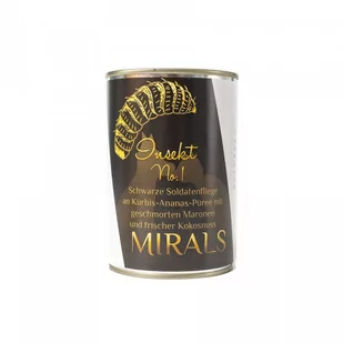 MIRALS Insekt No 1 - czarny żołnierz na puree z dyni 400g - Przysmaki dla psów - miniaturka - grafika 1