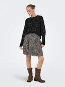 Swetry damskie - ONLY Sweter w kolorze czarnym - miniaturka - grafika 1