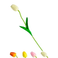 Sztuczne kwiaty - Tulipan pojedynczy 42 cm mix kolorów - miniaturka - grafika 1