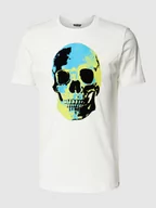 Koszulki męskie - T-shirt z nadrukowanym motywem - miniaturka - grafika 1