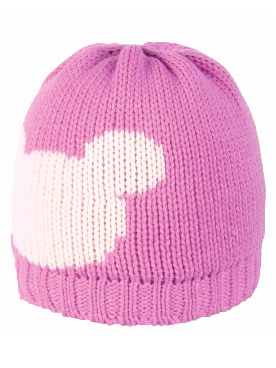 Dziewczęca czapka beanie różowa Doll r.51