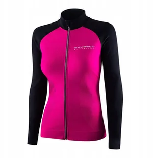 LS1352W Bluza damska ATHLETIC fuksjowy/czarny S - Bluzy damskie - miniaturka - grafika 1