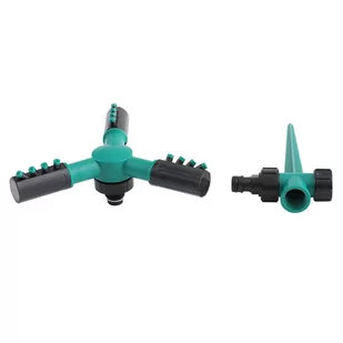 Automatyczny zraszacz wodny do ogrodu 360° - ciemnozielony - Oczka wodne Automatyczny zraszacz wodny do ogrodu 360° - ciemnozielony - Oczka wodne - miniaturka - grafika 1