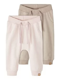 Name It Spodnie do biegania dziecięce, unisex, różowe (Rose Smoke), 74, Różowy (różowy dym), 98 - Bluzy dla chłopców - miniaturka - grafika 1