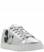 Półbuty damskie - ALDO SPORTOWE SREBRNE PÓŁBUTY Z CZARNYM NADRUKIEM MYSZKI 41 I2B - miniaturka - grafika 1