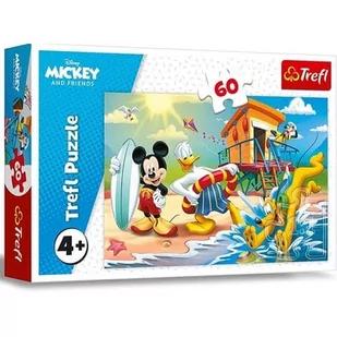 Trefl Puzzle 60 elementów Ciekawy dzień Myszka Miki - Puzzle - miniaturka - grafika 1
