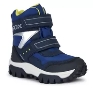 Buty dla chłopców - Śniegowce Geox J Himalaya Boy B Abx J36FRC 0FUCE C0749 D Navy/Lime - miniaturka - grafika 1