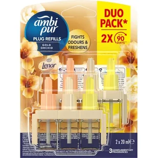 Odświeżacz powietrza AMBI PUR 3Volution RF Złota Orchidea 20 ml (2 sztuki) - Odświeżacze powietrza - miniaturka - grafika 1