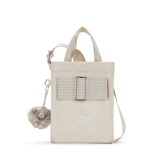 Kipling Damskie torby na telefon Jyri, 15 cm dł. x 18 cm wys. x 6 cm gł, Beżowa perła M2, 6''L x7.75''H x2.5''D