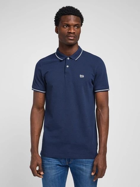 polo męskie lee 112113693 granatowy