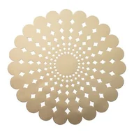 Obrusy i serwetki - Mata stołowa Glamour 38 cm kwiat złoty Ambition - miniaturka - grafika 1