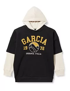 Garcia Kids Bluza chłopięca, czarna (off black), 164/170 - Bluzy dla chłopców - miniaturka - grafika 1