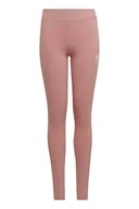 Legginsy - Legginsy dziewczęce Adidas 3BAR Tight sportowe różowe-164 - miniaturka - grafika 1