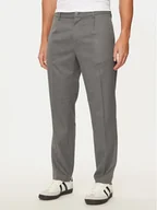 Spodnie męskie - Sisley Spodnie materiałowe 470USF04N Szary Slim Fit - miniaturka - grafika 1