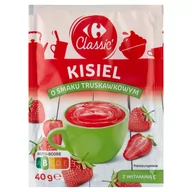 Kisiel - Carrefour Classic Kisiel o smaku truskawkowym 40 g - miniaturka - grafika 1