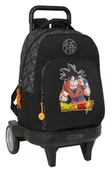Plecaki - Safta DRAGON BALL COMBAT - Duży plecak na kółkach, Compact Evolution, zdejmowany, idealny dla dzieci w różnym wieku, wygodny i wszechstronny, jakość i wytrzymałość, 33 x 22 x 45 cm, Czarny (Black), M, - miniaturka - grafika 1